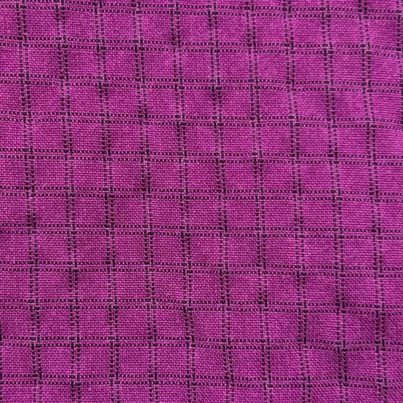 Ted Baker London Mens Long Sleeve Button Up Shirt Size 4 Purple Check Polynosic - Picture 14 of 14